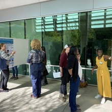 Students present posters at ENR2 on U of A main campus